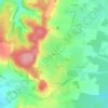 Topografische kaart Le Potin, hoogte, reliëf