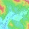 Topografische kaart Kampung Orang Asli Kuala Pangsun, hoogte, reliëf