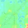 Topografische kaart Cushing, hoogte, reliëf
