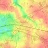 Topografische kaart Toull al Lann, hoogte, reliëf