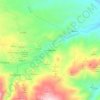 Topografische kaart Los Blánquez, hoogte, reliëf