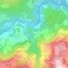 Topografische kaart Carrera, hoogte, reliëf