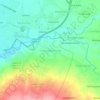 Topografische kaart Cemorokandang, hoogte, reliëf