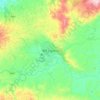 Topografische kaart ጂማ / Jimma, hoogte, reliëf