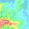 Topografische kaart Ajo, hoogte, reliëf