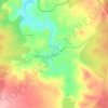 Topografische kaart Guajaraz, hoogte, reliëf