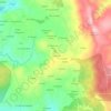 Topografische kaart A Louseira, hoogte, reliëf