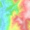 Topografische kaart Osmo, hoogte, reliëf