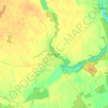 Topografische kaart Keßburg, hoogte, reliëf