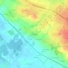 Topografische kaart Le Pas Hamon, hoogte, reliëf