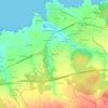Topografische kaart Casariego, hoogte, reliëf