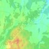 Topografische kaart Fröjered, hoogte, reliëf