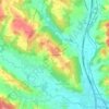 Topografische kaart Ebersdorfberg, hoogte, reliëf