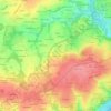 Topografische kaart Penmesmadec, hoogte, reliëf