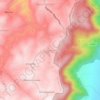 Topografische kaart Cumbummettu, hoogte, reliëf
