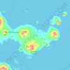 Topografische kaart Luuk, hoogte, reliëf