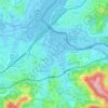 Topografische kaart Dunboa, hoogte, reliëf
