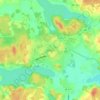 Topografische kaart Rimbo, hoogte, reliëf