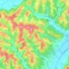 Topografische kaart Untergreith, hoogte, reliëf