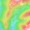 Topografische kaart Asten, hoogte, reliëf
