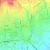 Topografische kaart Mersi, hoogte, reliëf