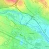 Topografische kaart Molí de Daroqui, hoogte, reliëf