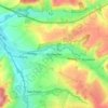 Topografische kaart Wahlwiller, hoogte, reliëf