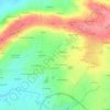 Topografische kaart La Cheminerie, hoogte, reliëf