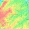 Topografische kaart Denderwindeke, hoogte, reliëf