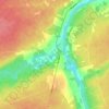 Topografische kaart Blackville, hoogte, reliëf