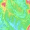 Topografische kaart Haslau, hoogte, reliëf
