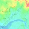 Topografische kaart Maronquillo, hoogte, reliëf