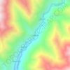 Topografische kaart Coyahuasi, hoogte, reliëf