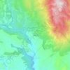 Topografische kaart Bastarás, hoogte, reliëf
