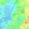 Topografische kaart Logeberg, hoogte, reliëf