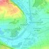 Topografische kaart Schwarzenau, hoogte, reliëf