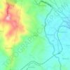 Topografische kaart Lacag, hoogte, reliëf