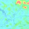Topografische kaart Chelannur, hoogte, reliëf