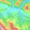Topografische kaart Caimercati, hoogte, reliëf