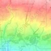 Topografische kaart Mataas na Lupa, hoogte, reliëf