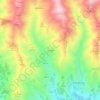 Topografische kaart Los Díaz, hoogte, reliëf