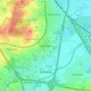 Topografische kaart Glüsingen, hoogte, reliëf