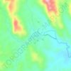 Topografische kaart Alcala, hoogte, reliëf