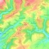 Topografische kaart Buscht, hoogte, reliëf
