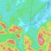 Topografische kaart Binaloan, hoogte, reliëf