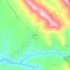 Topografische kaart Retamosa, hoogte, reliëf