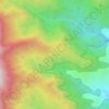 Topografische kaart El Desierto, hoogte, reliëf