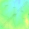 Topografische kaart Mandawali, hoogte, reliëf