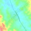 Topografische kaart Yotau, hoogte, reliëf