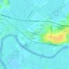 Topografische kaart La Basse Coudre, hoogte, reliëf